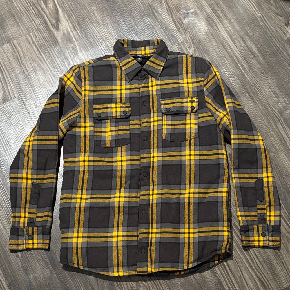 Volcom lined plaid overshirt